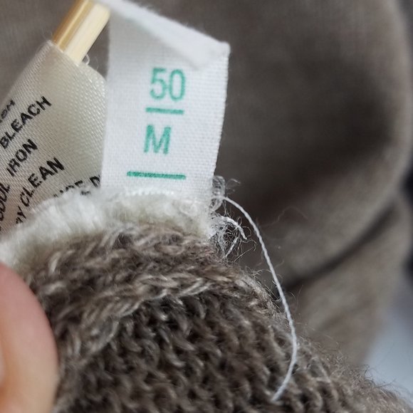 Marz Munchen sweater wool blend tan vee 50/M/US40 - Picture 8 of 8